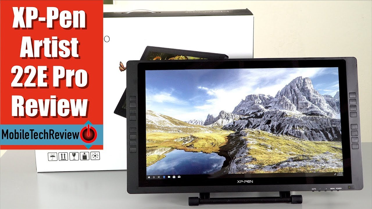 "XP Pen Artist 22E Pro Pen Monitor Display Review" Hoyatag