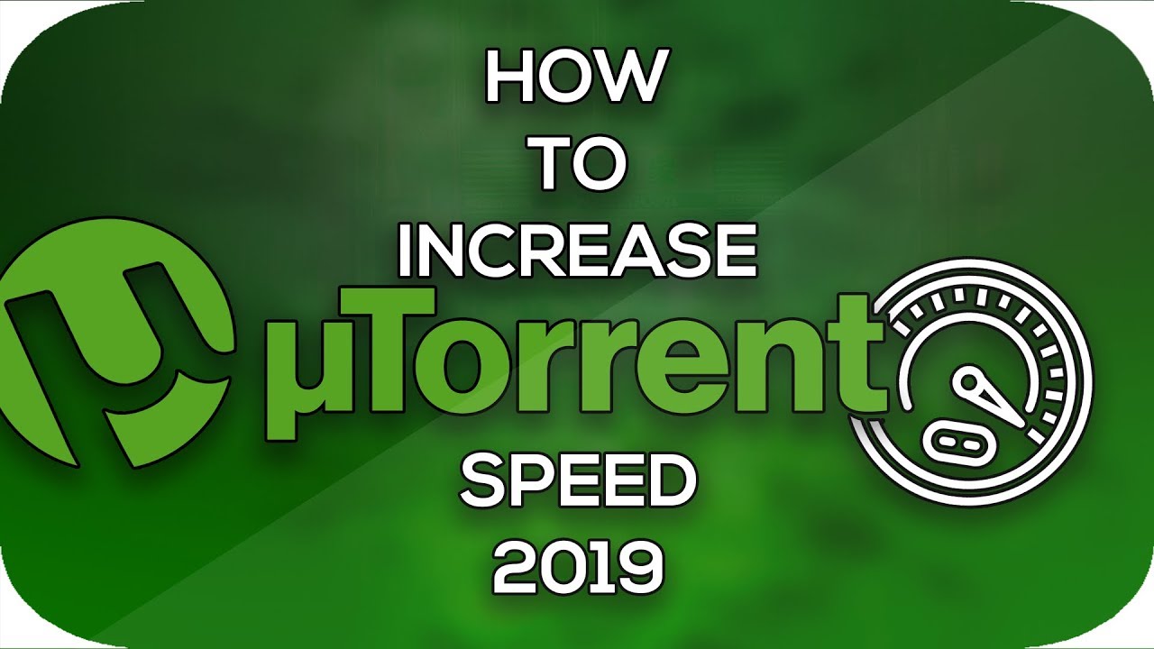 how to increase utorrent download speed